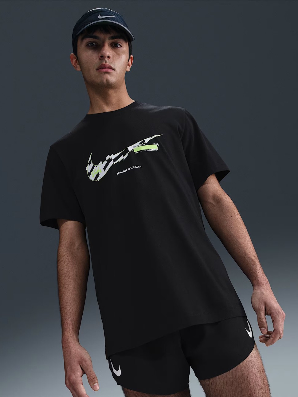Футболка чоловіча Nike M NK TEE ELITE ENTRY чорна HJ3684-010 — фото 5