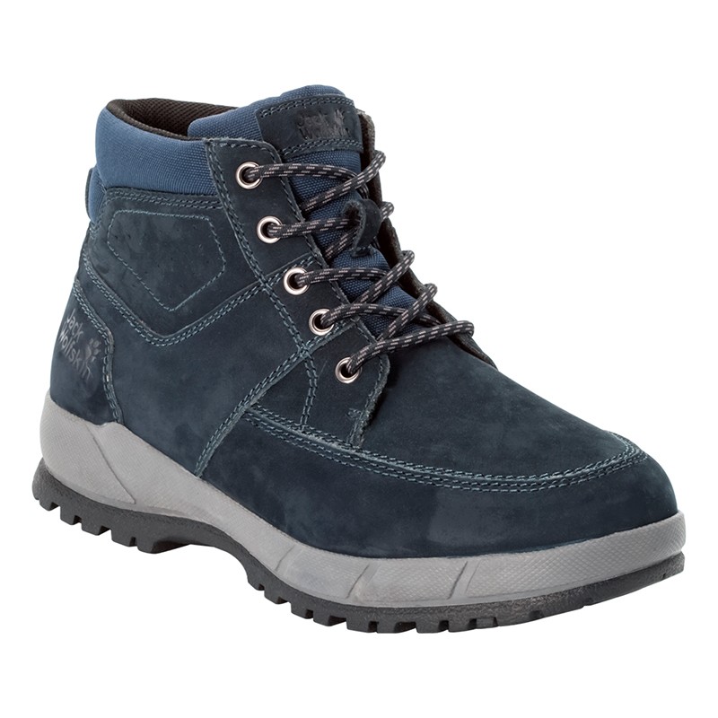 Чоботи чоловічі Jack Wolfskin  Jackson Mid M сині 4043171-1194 — фото 1