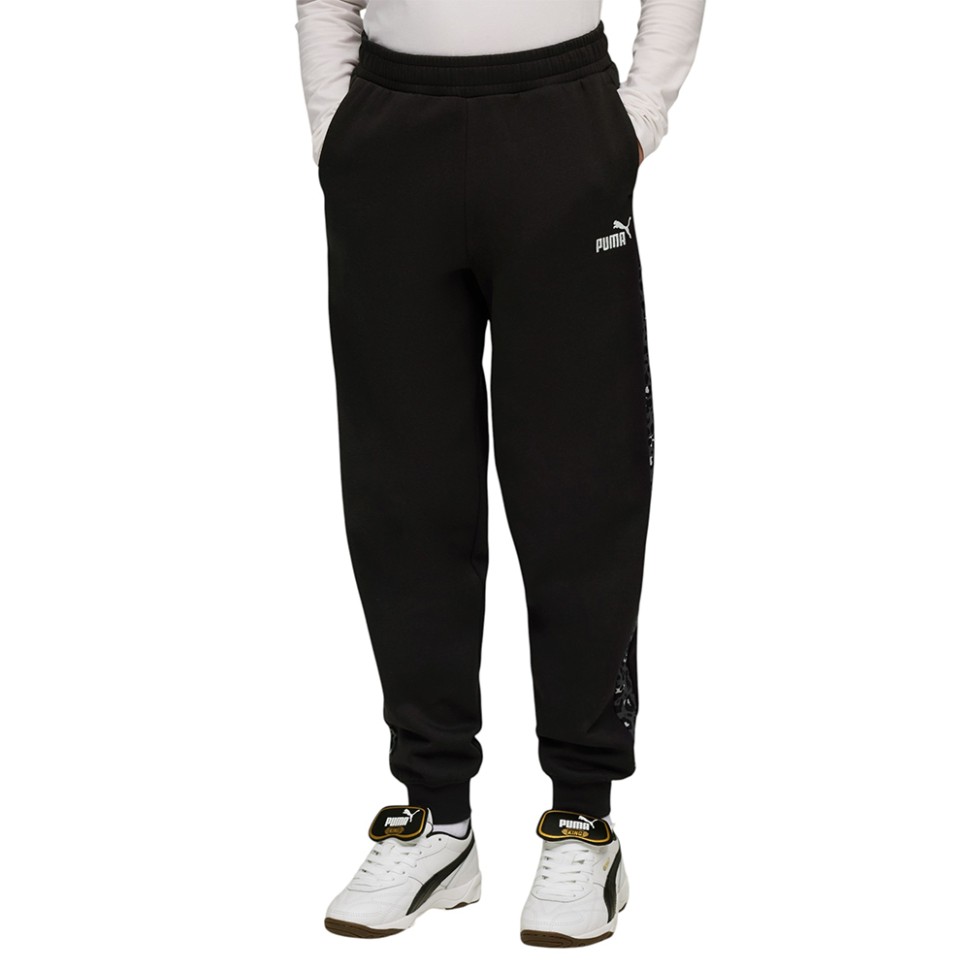 Штани дитячі Puma ESS GRAPHIC Animal High-Waist Sweatpants FL чорні 68876001 — фото 1
