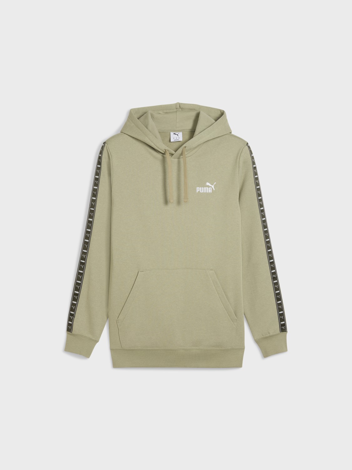 Толстовка чоловіча Puma ESS TAPE Hoodie FL оливкова 68467582 изображение 2