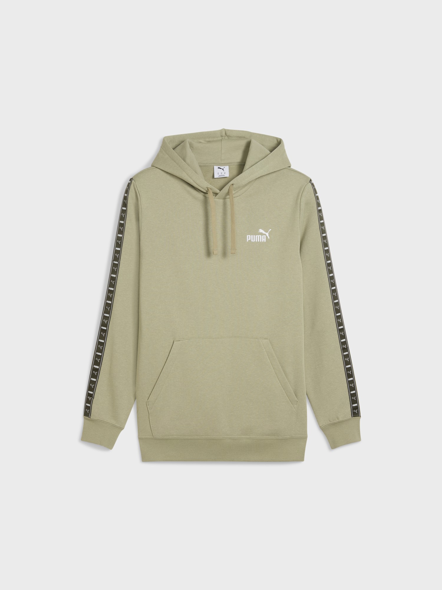 Толстовка мужская Puma ESS TAPE Hoodie FL оливковая 68467582 изображение 2
