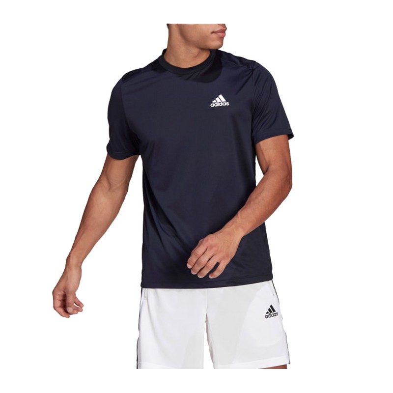 Футболка чоловіча Adidas M Pl T темно-синя GM2097 — Sport City Футболка чоловіча Adidas M Pl T темно-синя GM2097