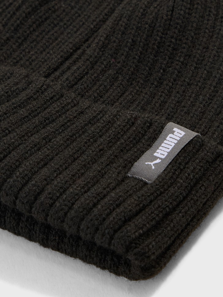 Шапка детская Puma CLASSIC Low Crown Beanie Jr черная 02655901 изображение 4