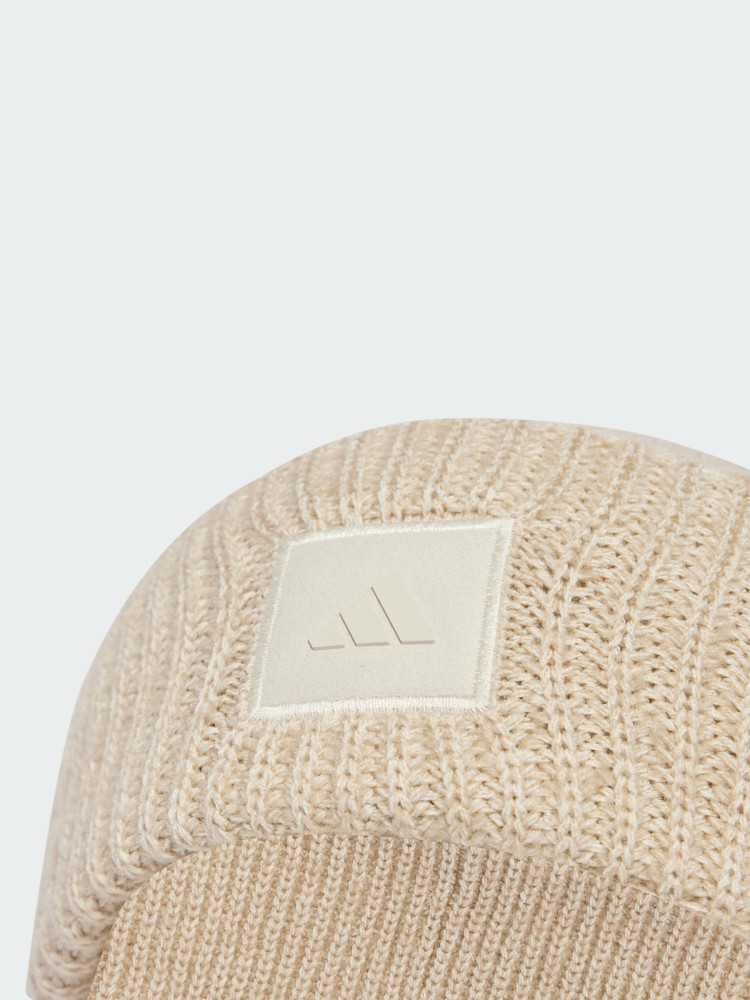 Шапка  Adidas WID CUFF BEANIE бежевая JM1544 изображение 4