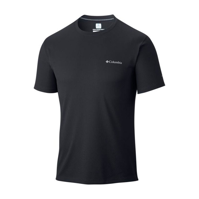 Футболка мужская Columbia Zero Rules ™ Short Sleeve Shirt черная 1533313-010 изображение 3