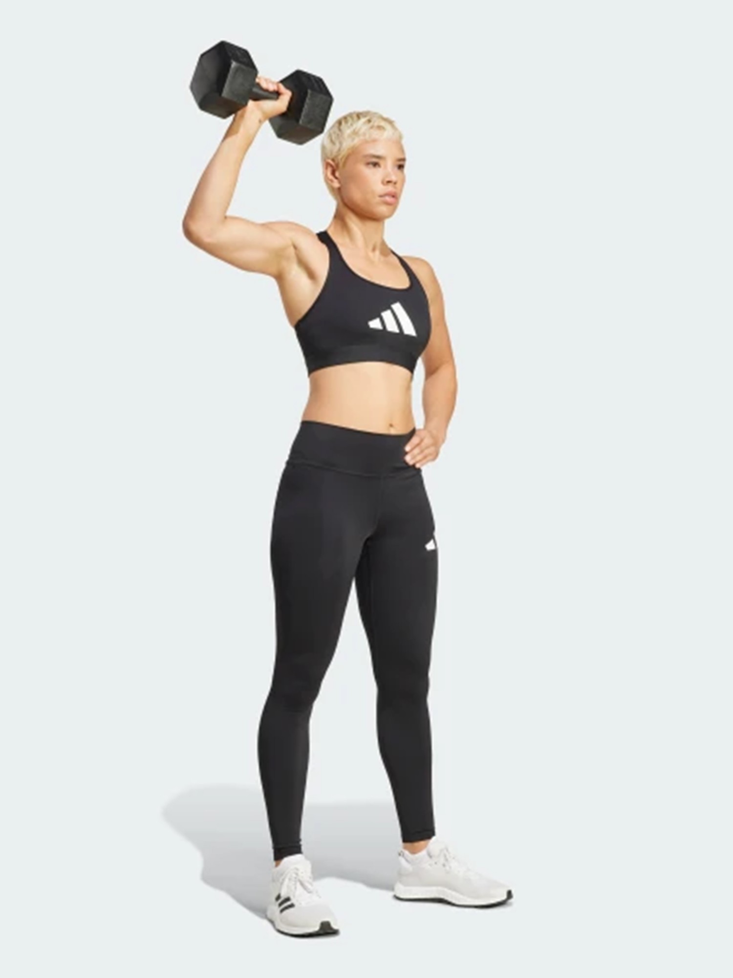 Леггинсы женские Adidas WE BL 1/1 L черные JG3941 изображение 4