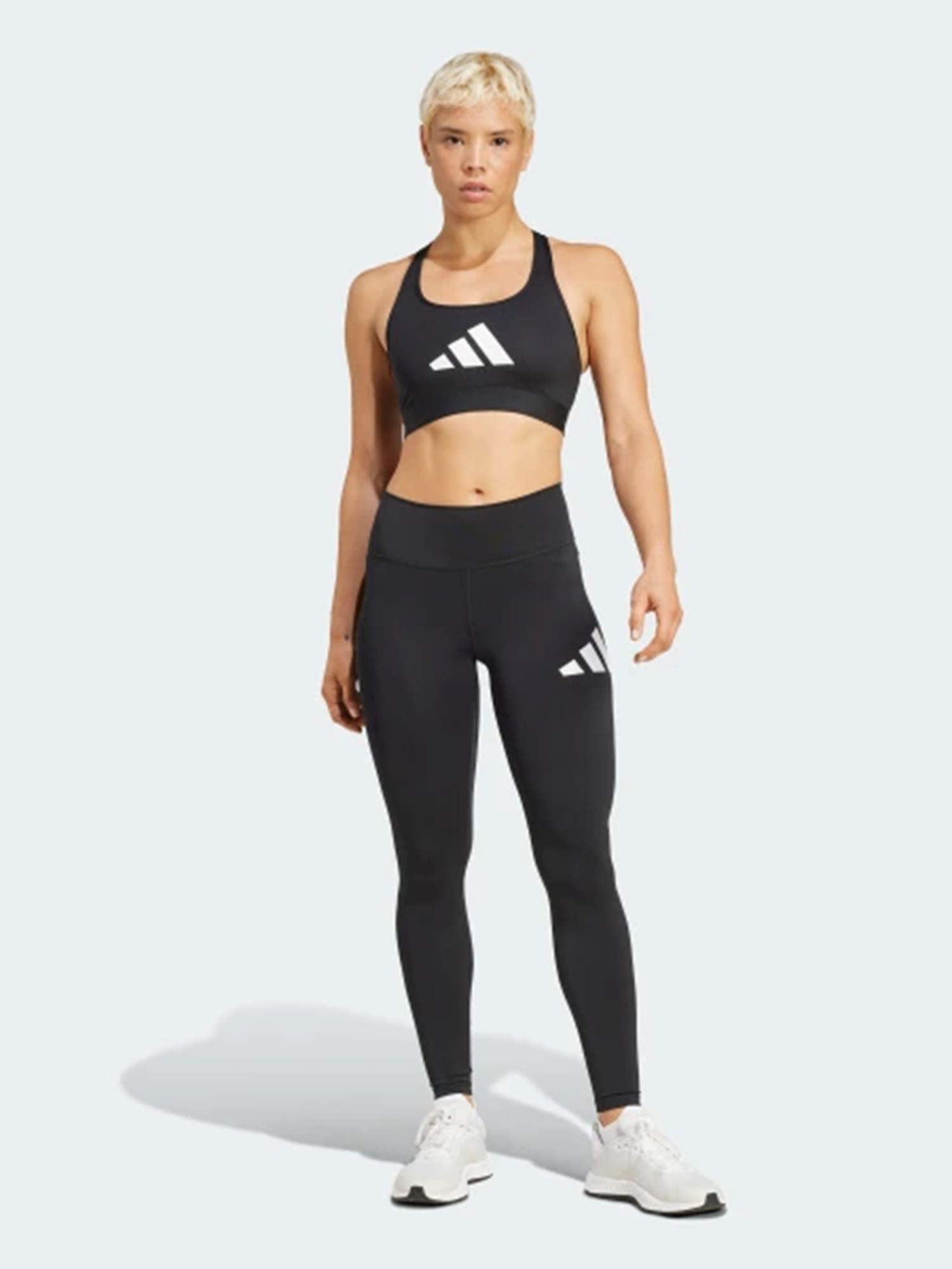 Леггинсы женские Adidas WE BL 1/1 L черные JG3941 изображение 7