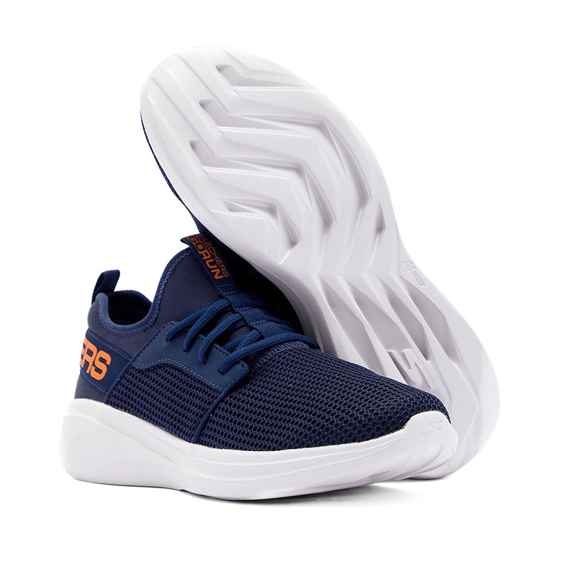 Кроссовки мужские Skechers Go Run Fast синие 55103 NVOR — фото 2 — Sport City Кроссовки мужские Skechers Go Run Fast синие 55103 NVOR — фото 2