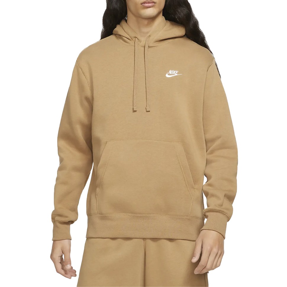 Толстовка мужская Nike M Nsw Club Hoodie Po Bb бежевая BV2654-258 — Sport City Толстовка мужская Nike M Nsw Club Hoodie Po Bb бежевая BV2654-258