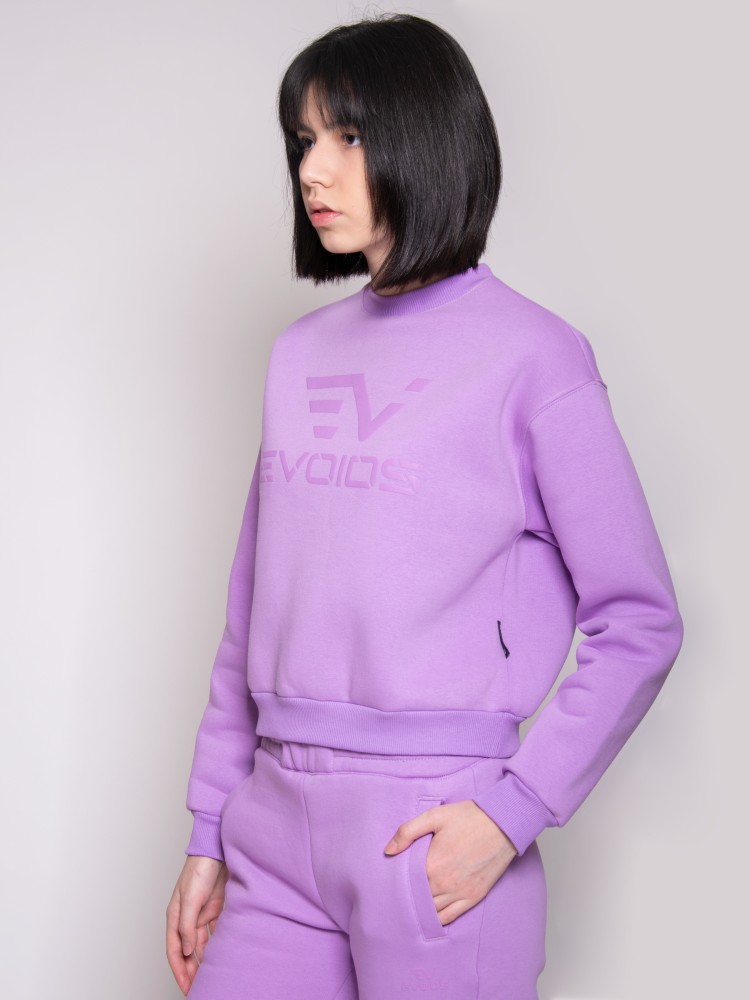 Толстовка жіноча Evoids Ofelia бузкова 482205-500  изображение 3