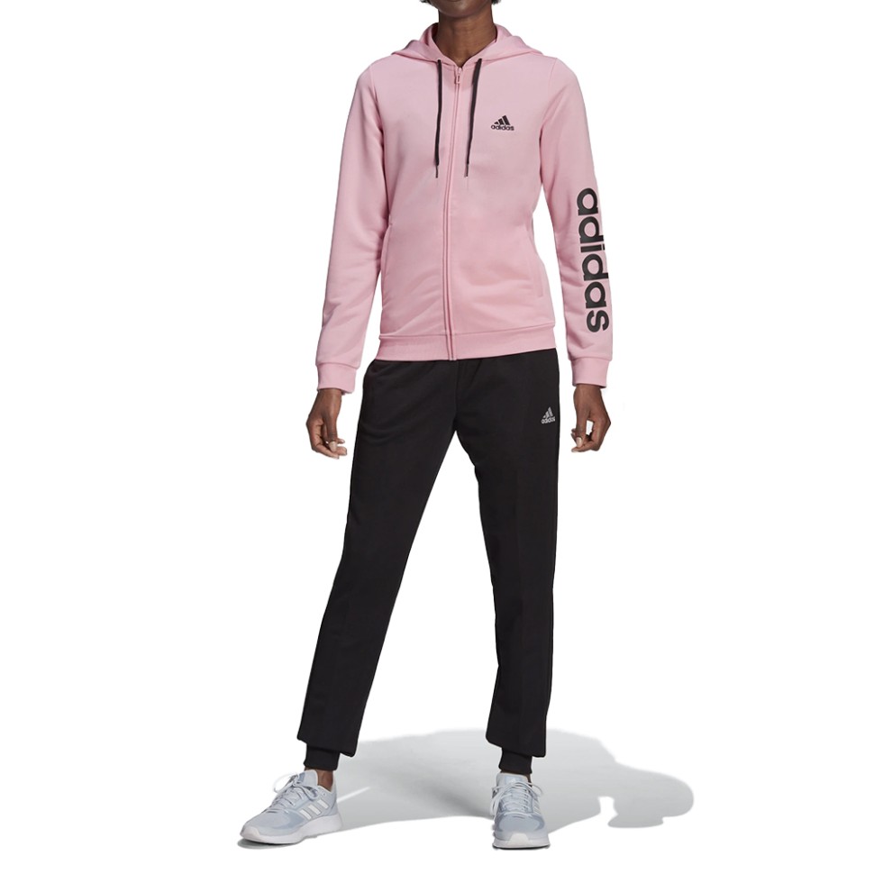 Костюм жіночий Adidas W Lin Ft Ts рожевий HD1697 — фото 1