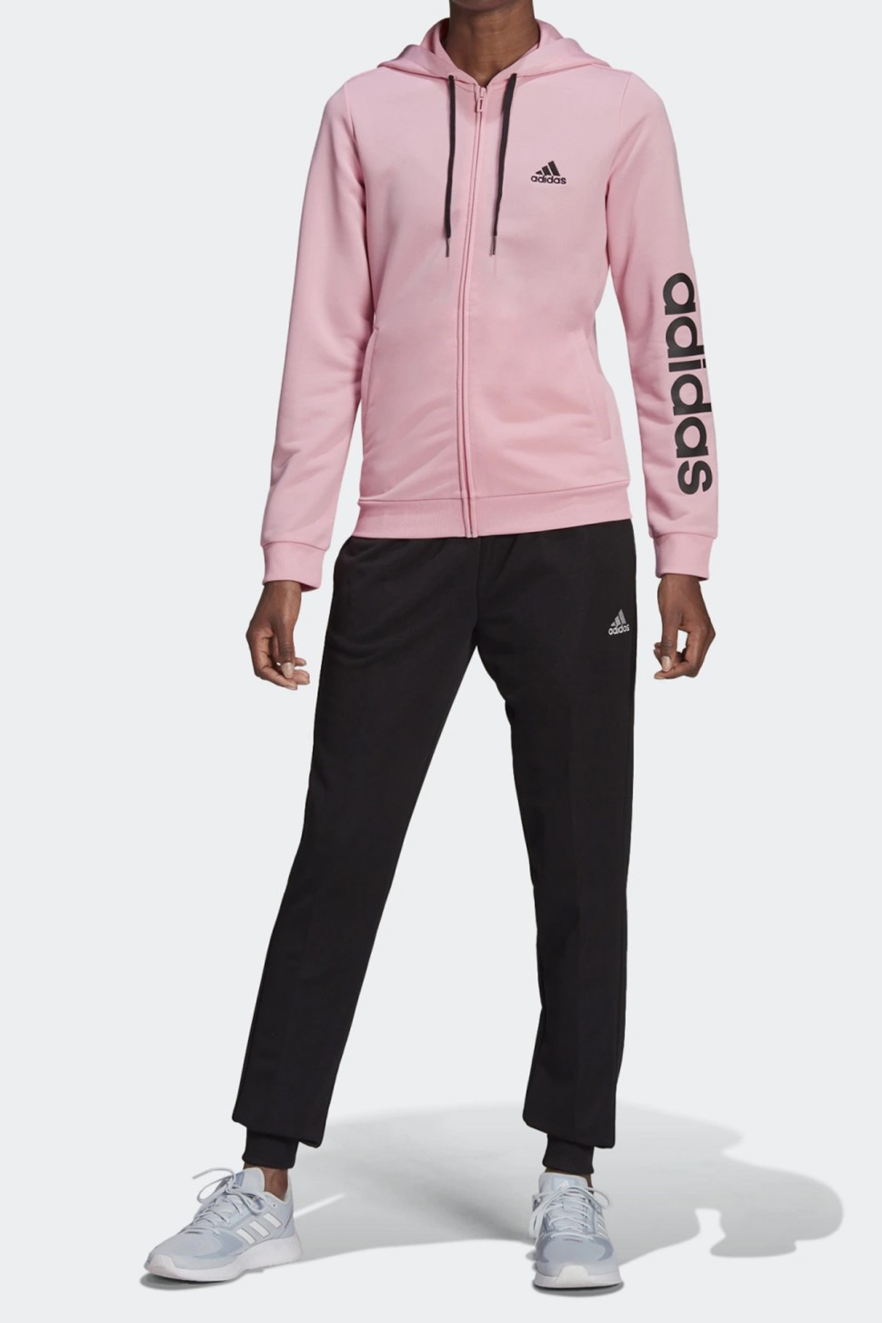 Костюм жіночий Adidas W Lin Ft Ts рожевий HD1697 — фото 2