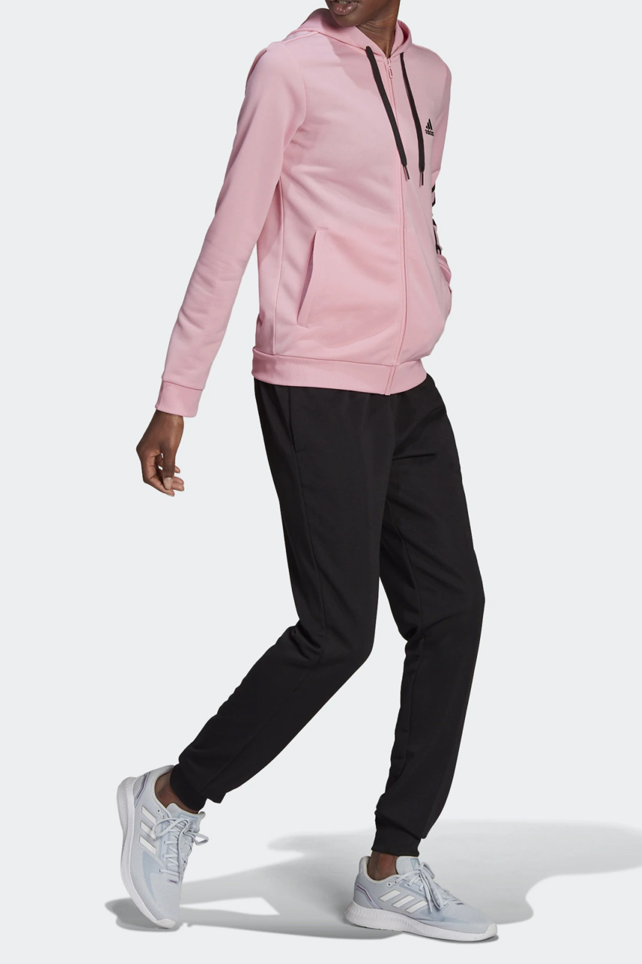 Костюм женский Adidas W Lin Ft Ts розовый HD1697 изображение 3