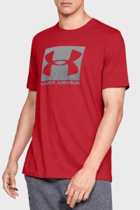 Футболка чоловіча Under Armour Ua Boxed Sportstyle Ss червона 1329581-600 изображение 2