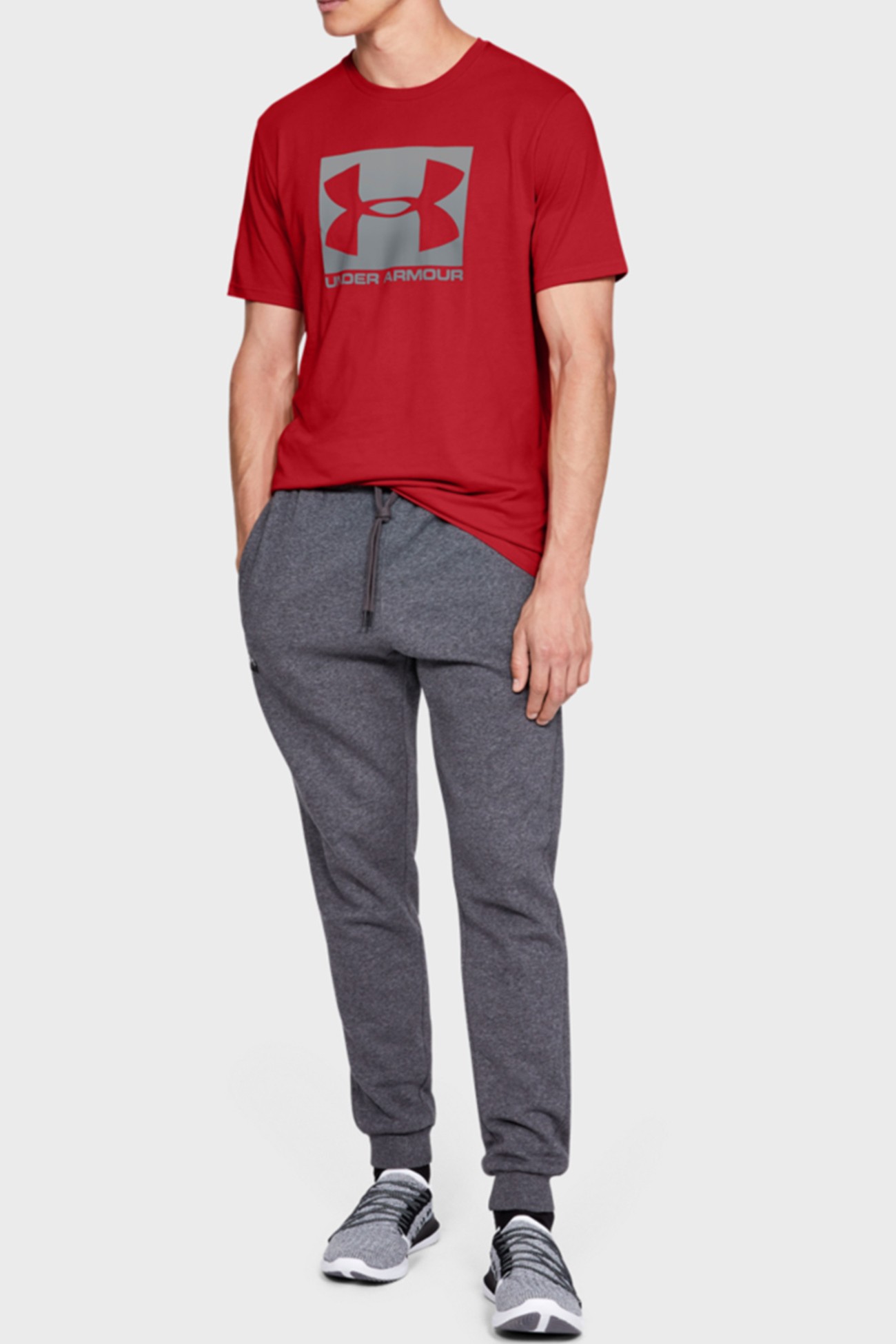 Футболка мужская Under Armour Ua Boxed Sportstyle Ss красная 1329581-600 изображение 4