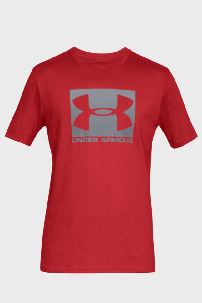 Футболка чоловіча Under Armour Ua Boxed Sportstyle Ss червона 1329581-600 изображение 5
