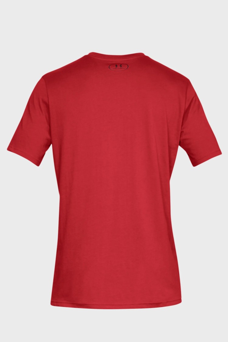 Футболка чоловіча Under Armour Ua Boxed Sportstyle Ss червона 1329581-600 изображение 6