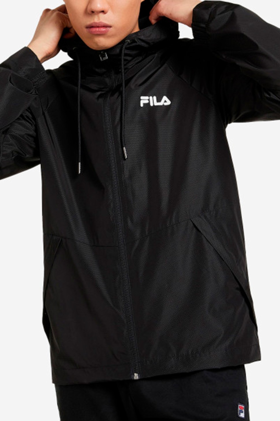 Вітрівка чоловіча Fila чорна 113469-99 — фото 2