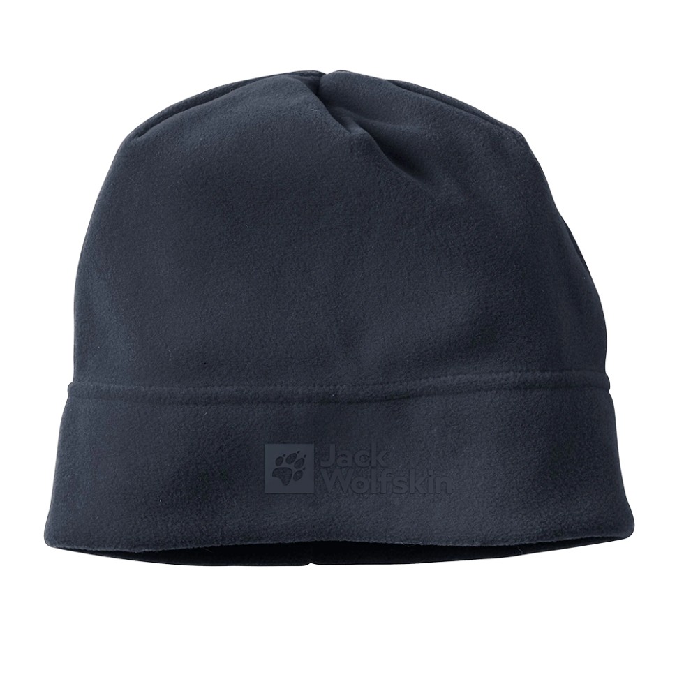 Шапка унісекс Jack Wolfskin REAL STUFF BEANIE темно-синя 1909852-1010 — фото 1