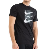 Футболка чоловіча Nike M NSW TEE 12MO SWOOSH чорна DZ5173-010 изображение 1