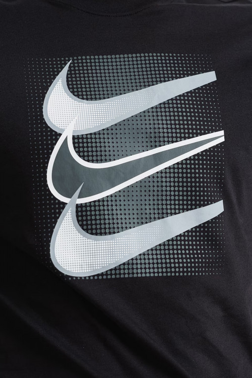 Футболка мужская Nike M NSW TEE 12MO SWOOSH черная DZ5173-010 изображение 3