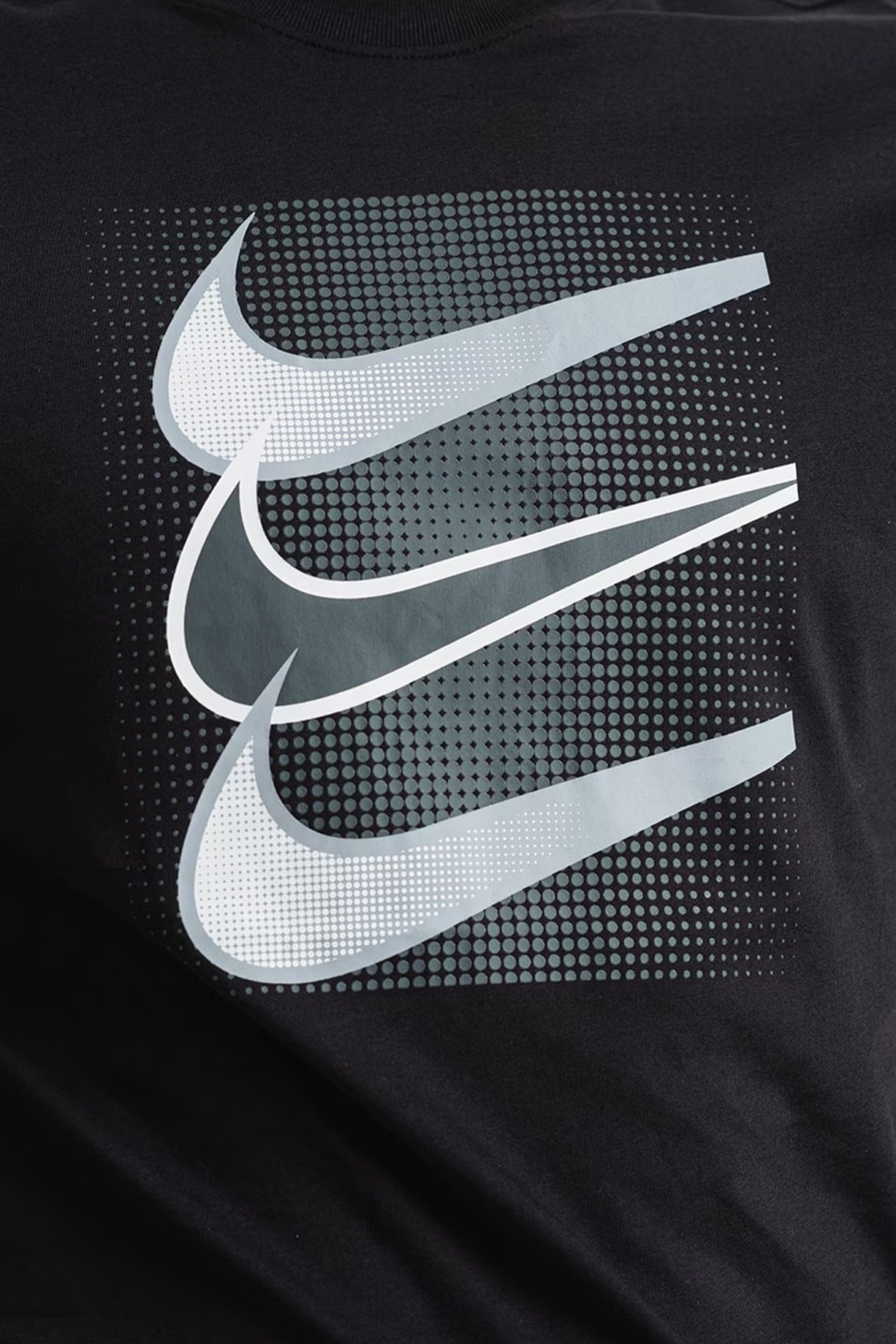 Футболка мужская Nike M NSW TEE 12MO SWOOSH черная DZ5173-010 — фото 3