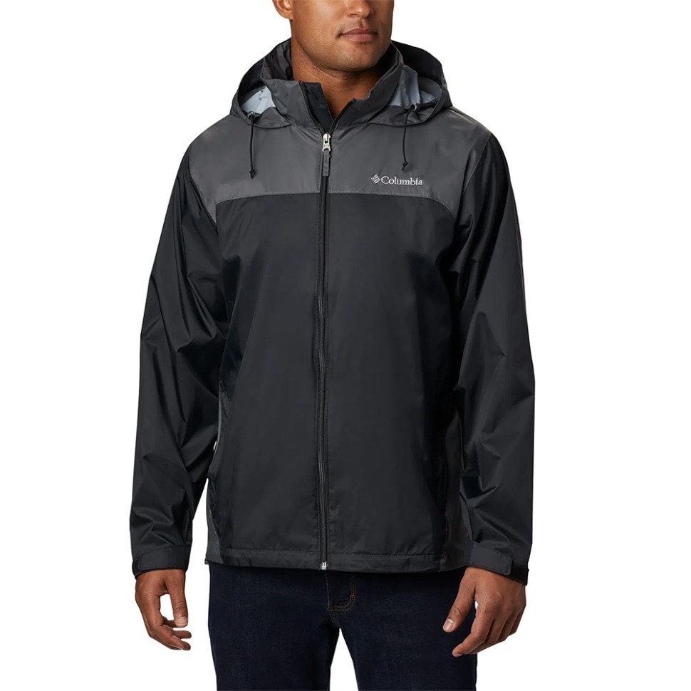 Вітрівка чоловічі Columbia Glennaker Lake™ Rain Jacket  чорна 1442361-010 — фото 1