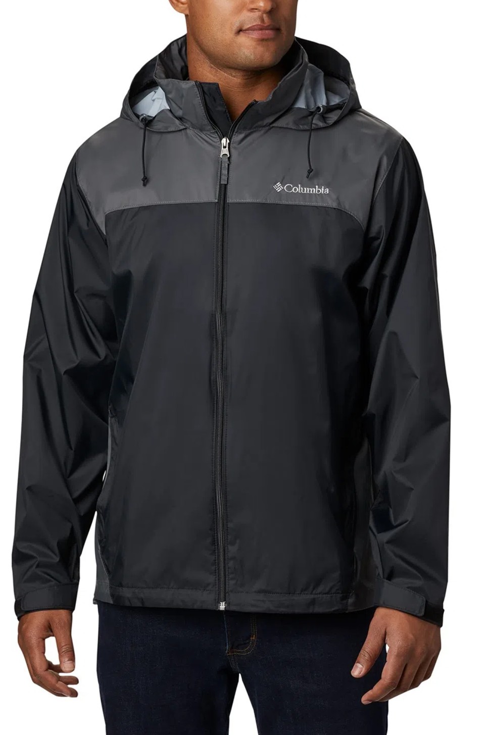 Вітрівка чоловічі Columbia Glennaker Lake™ Rain Jacket  чорна 1442361-010 — фото 2