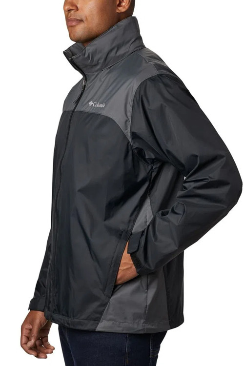 Вітрівка чоловічі Columbia Glennaker Lake™ Rain Jacket  чорна 1442361-010 изображение 4