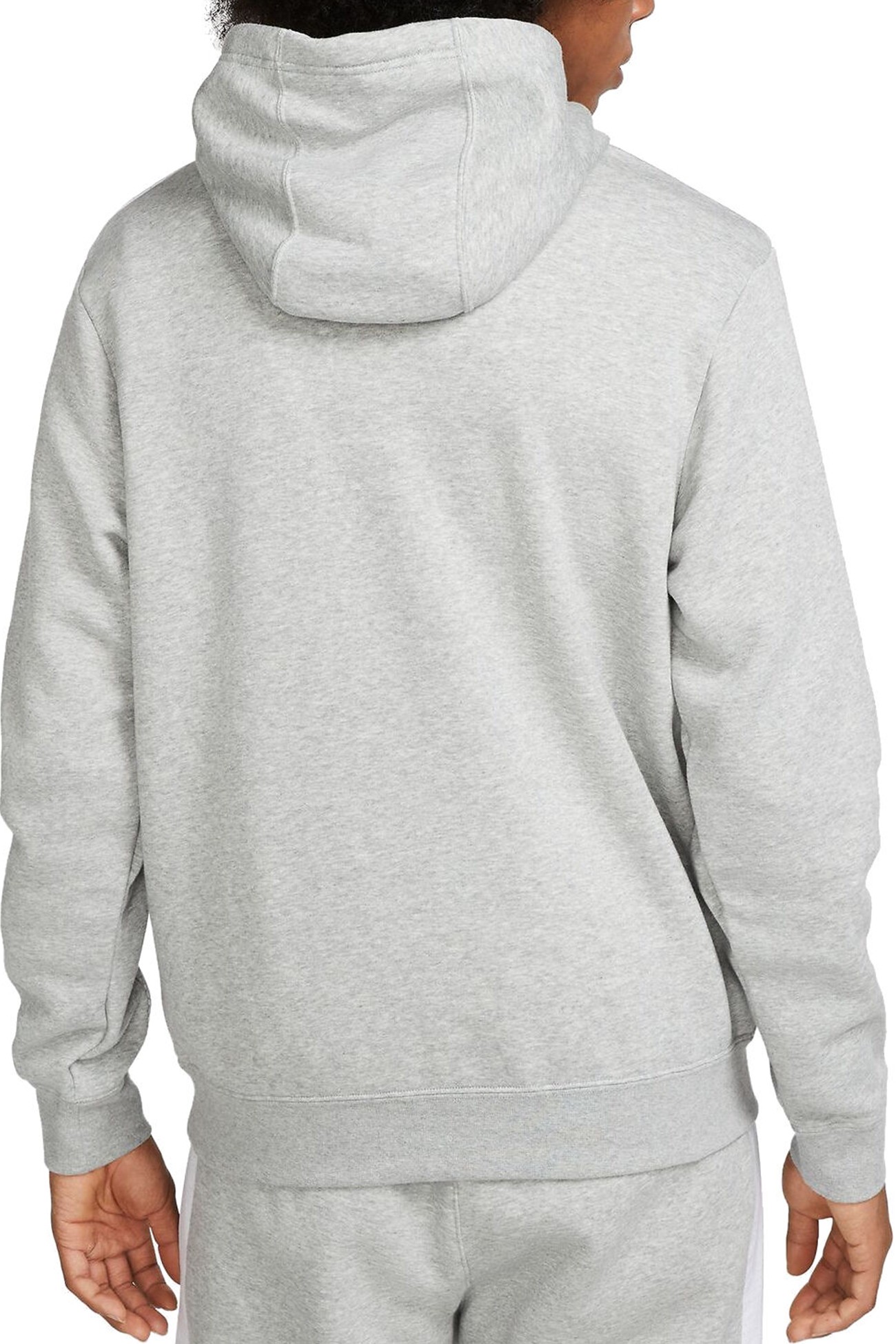 Толстовка мужская Nike M NSW SP FLC HOODIE BB серая FN0247-063 изображение 3