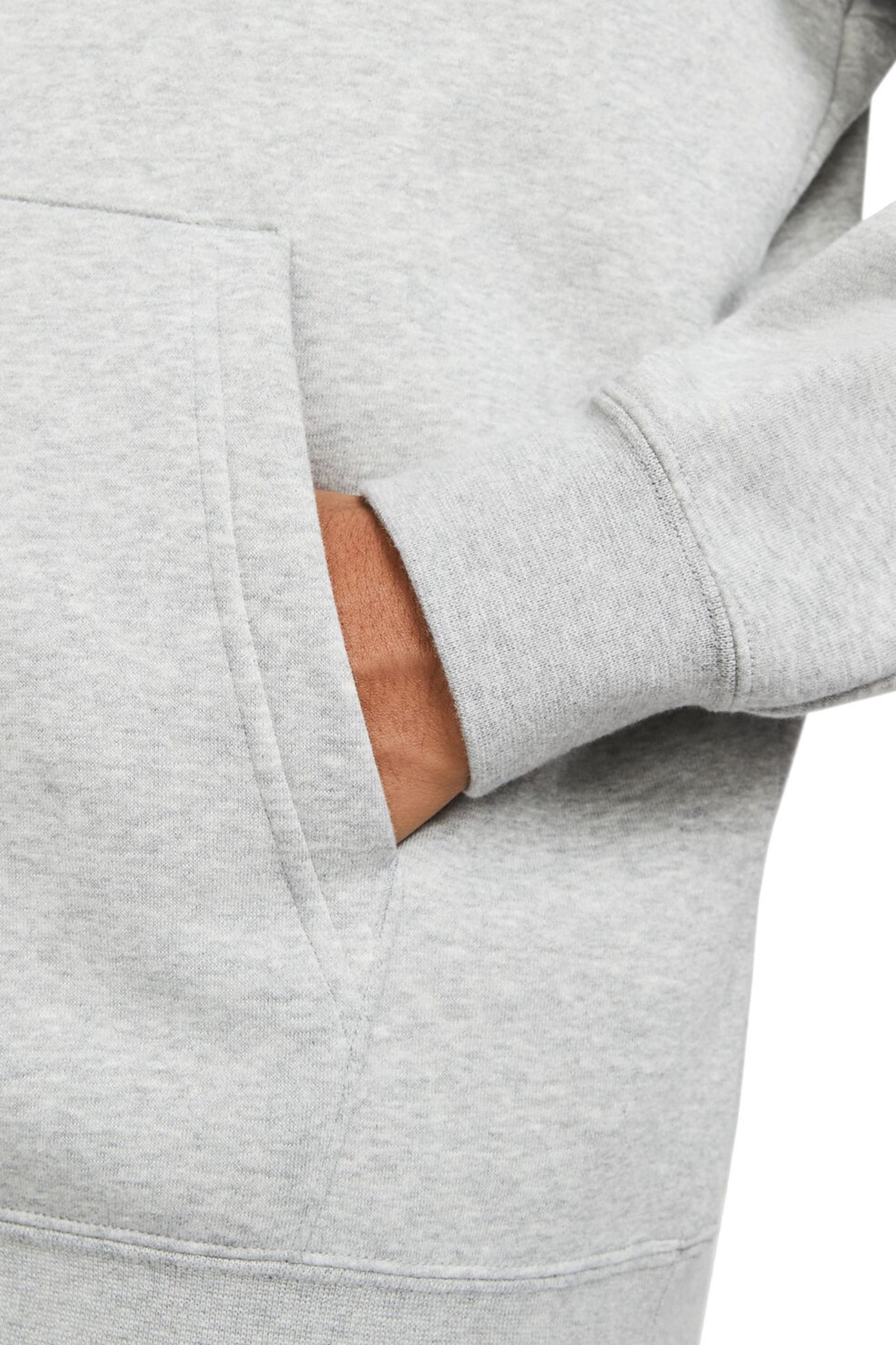 Толстовка мужская Nike M NSW SP FLC HOODIE BB серая FN0247-063 изображение 5