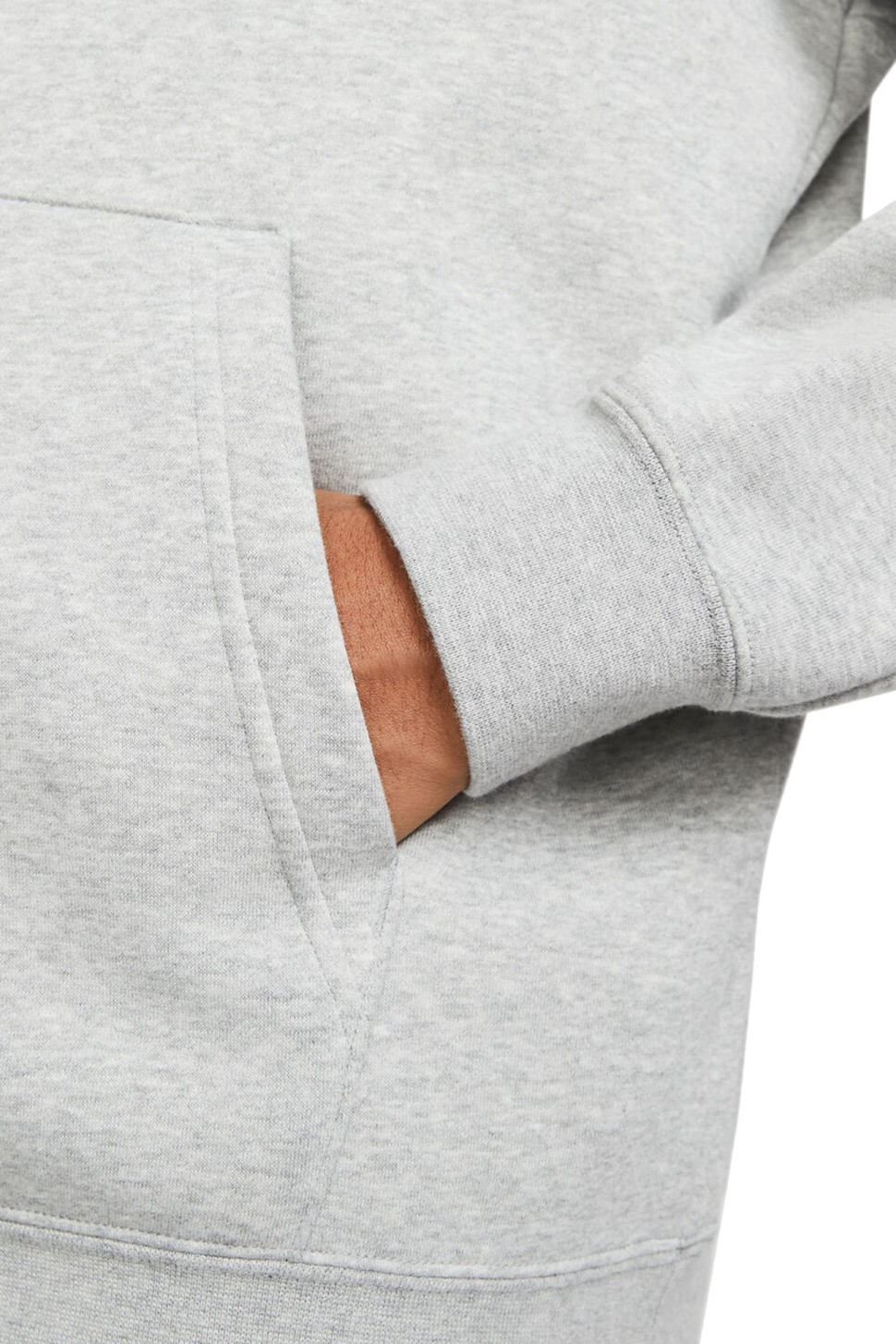 Толстовка чоловіча Nike M NSW SP FLC HOODIE BB сіра FN0247-063 — фото 5