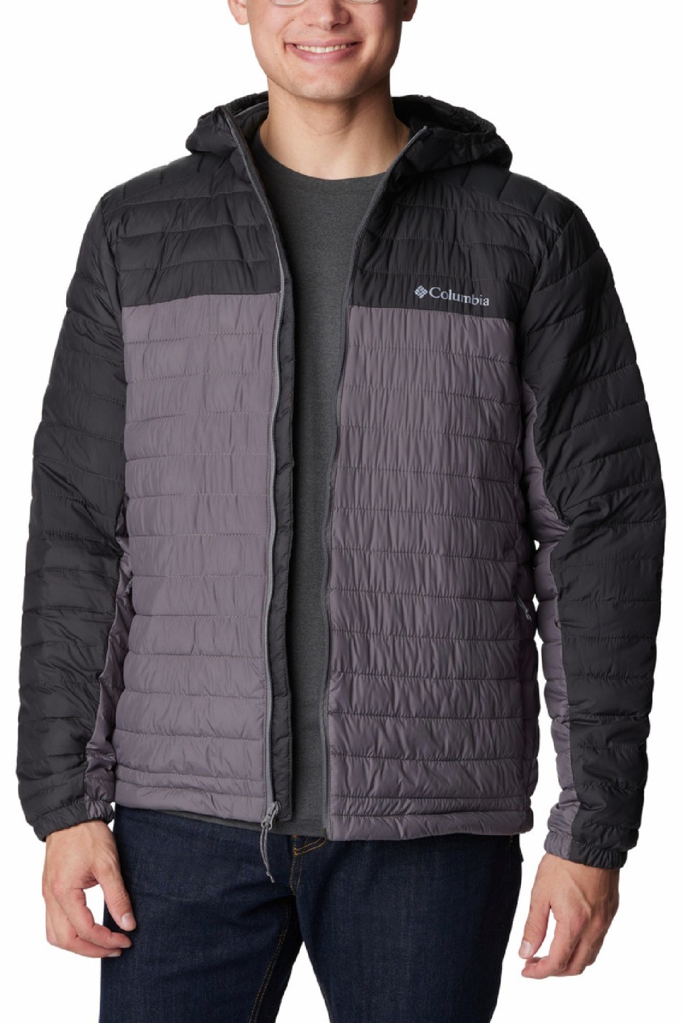 Куртка чоловіча Columbia Silver Falls™ Hooded Jacket сіра 2034501-023 — фото 7