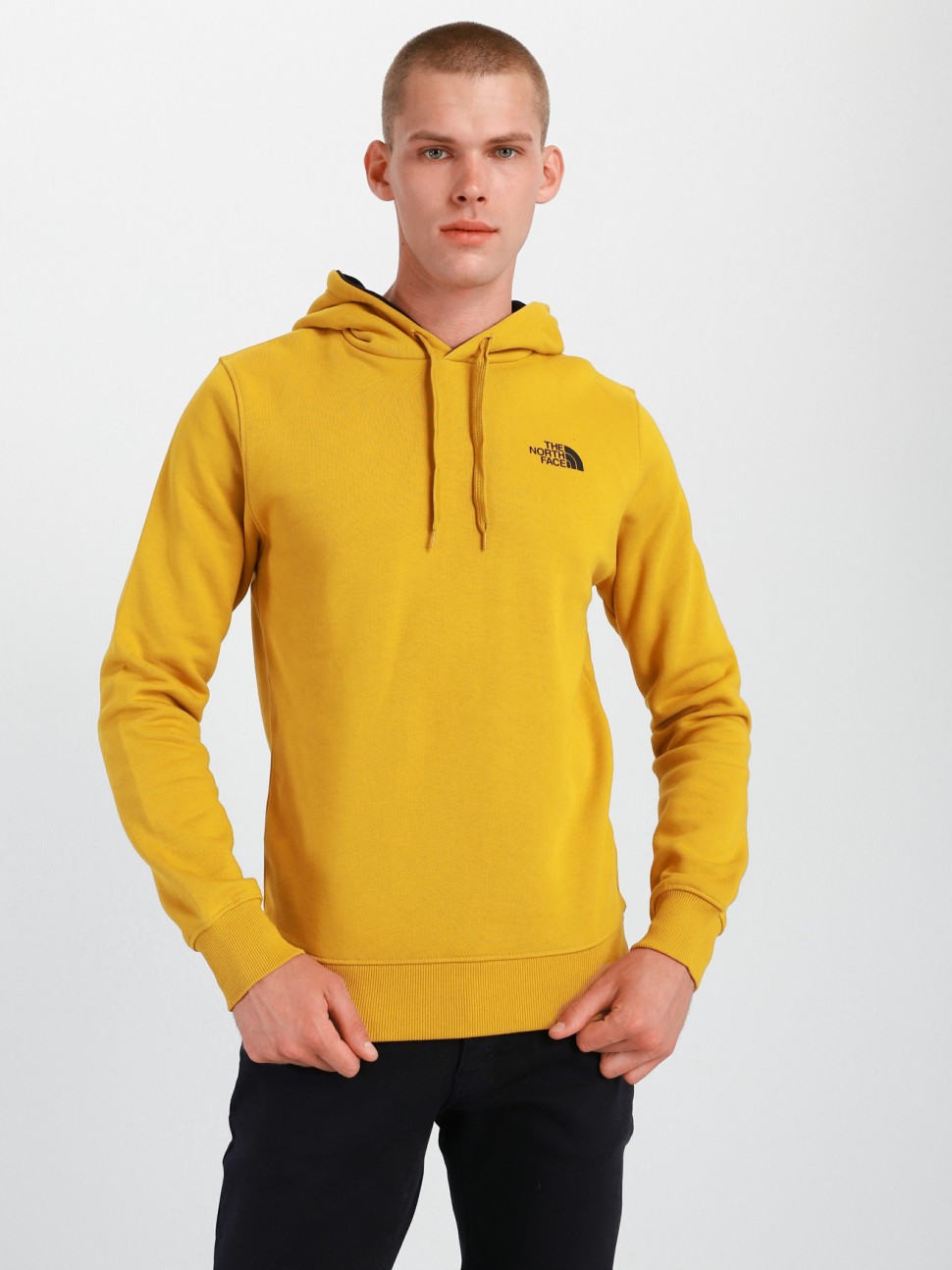 Толстовка мужская The North Face Seasonal Drew Peak желтая NF0A2TUV56P1 — фото 2
