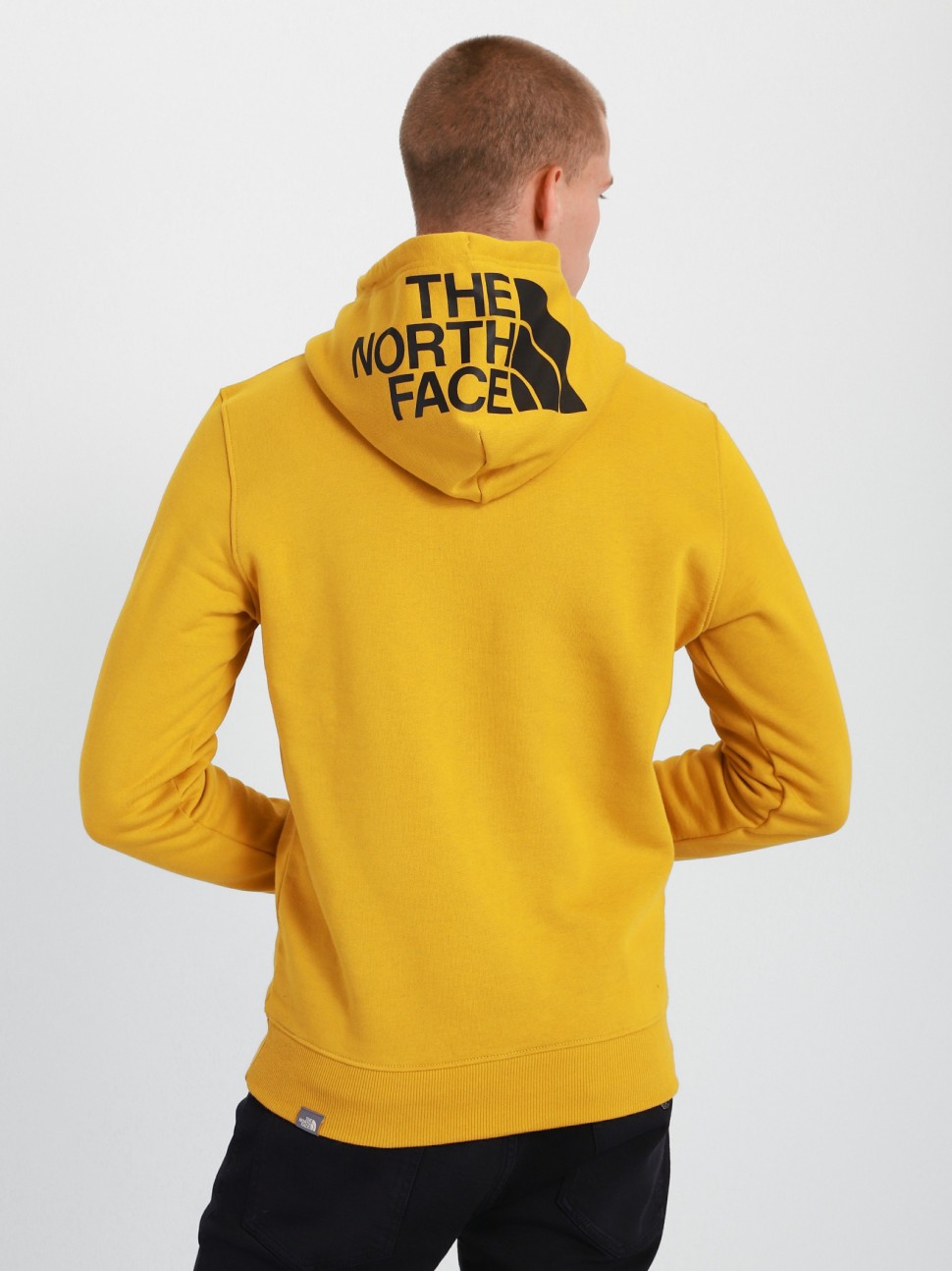 Толстовка мужская The North Face Seasonal Drew Peak желтая NF0A2TUV56P1 — фото 3