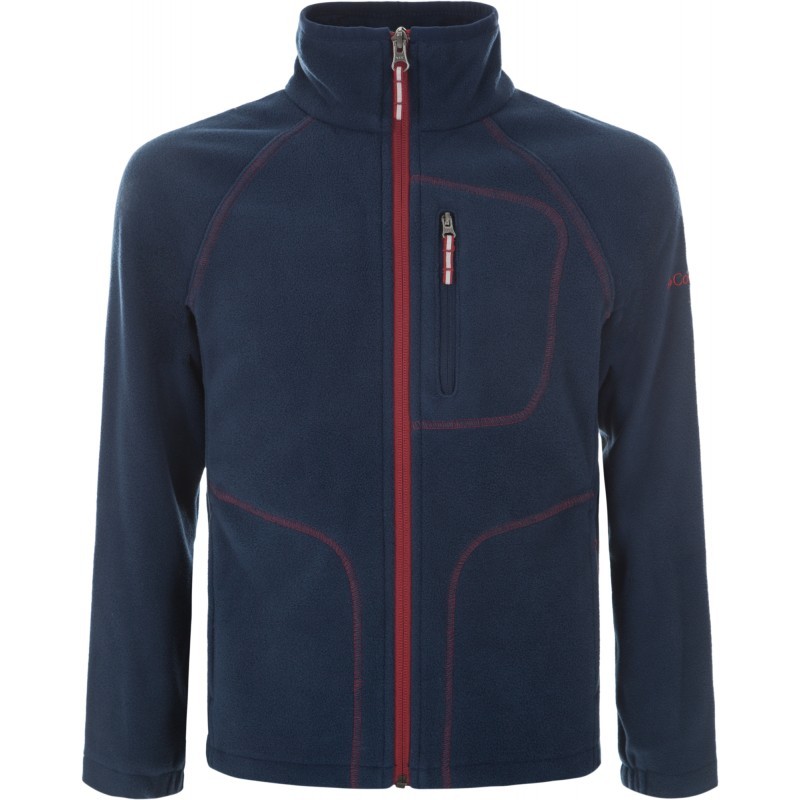 Толстовка детская Columbia Fast Trek Ii Full Zip синяя 1530541-471 — фото 1