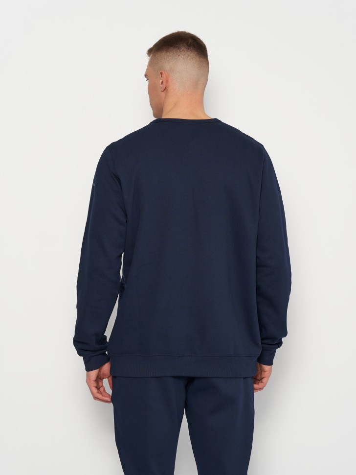 Джемпер мужской Columbia Logo Fleece Crew синий 1884931-469 изображение 3