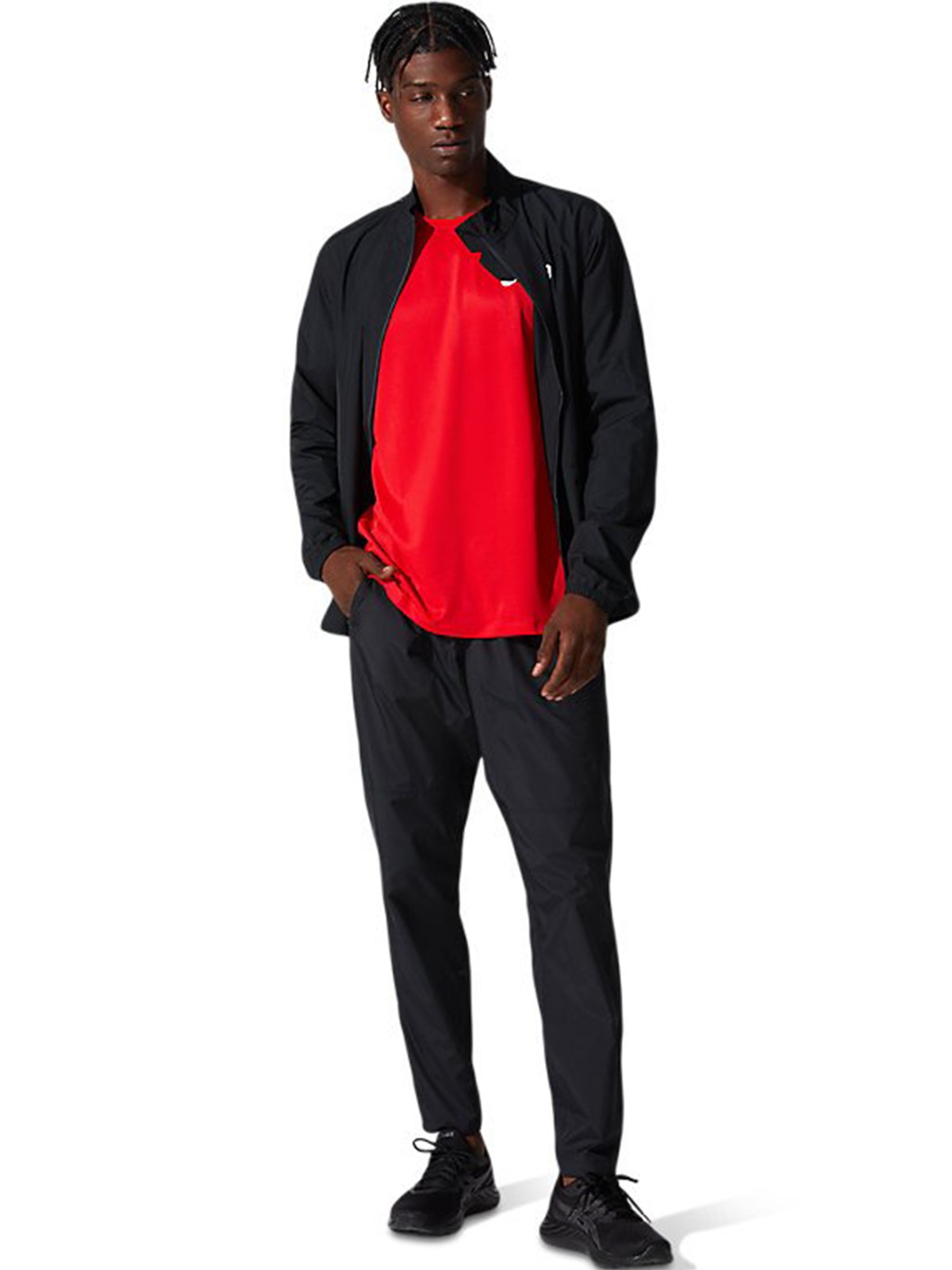 Брюки мужские Asics Core Woven Pant черные 2011C342-001 изображение 7