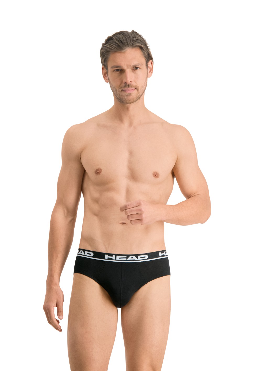 Брифи чоловічі HEAD BOXER BRIEF 2P чорні 100001753002 — фото 2