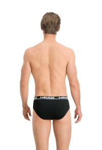 Труси чоловічі HEAD BOXER BRIEF 2P чорні 100001753002 изображение 4