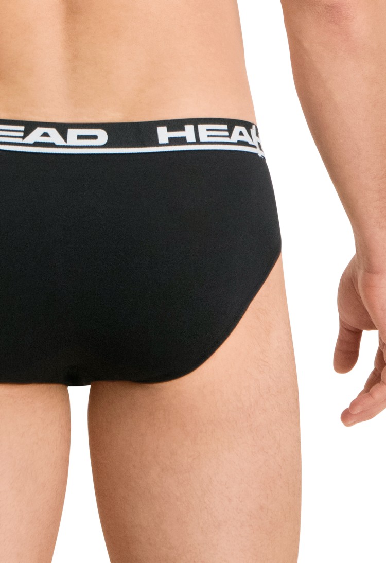 Труси чоловічі HEAD BOXER BRIEF 2P чорні 100001753002 изображение 6