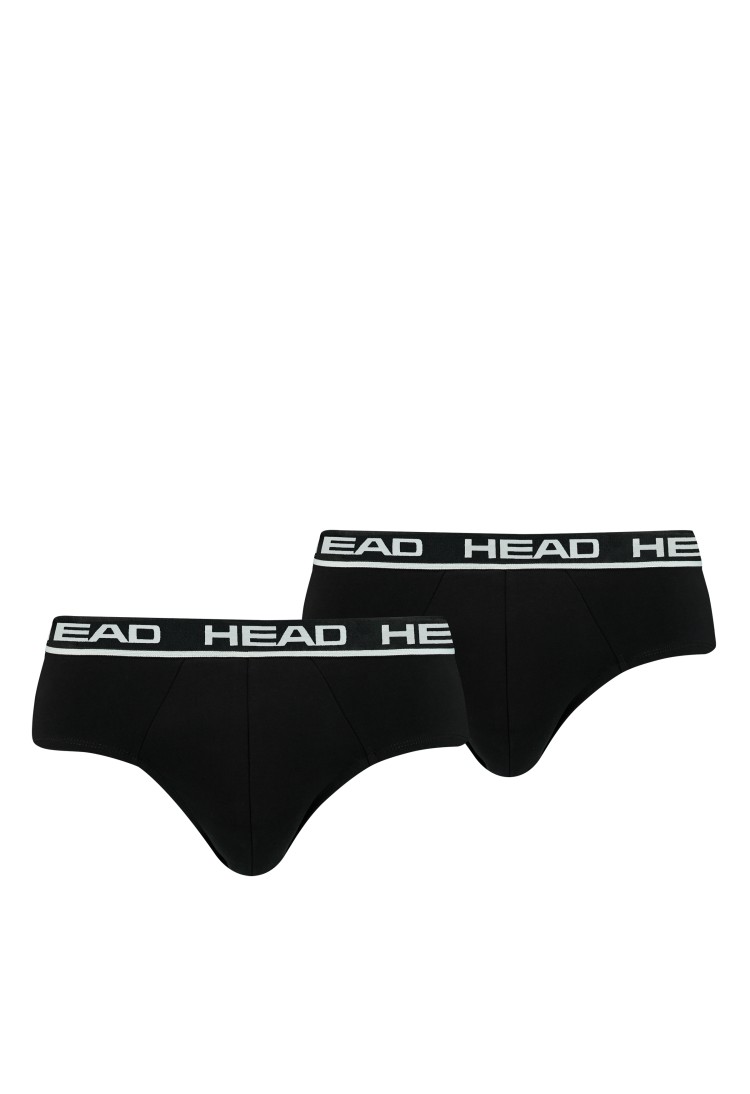 Труси чоловічі HEAD BOXER BRIEF 2P чорні 100001753002 изображение 7