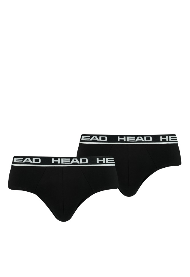 Труси чоловічі HEAD BOXER BRIEF 2P чорні 100001753002 изображение 7