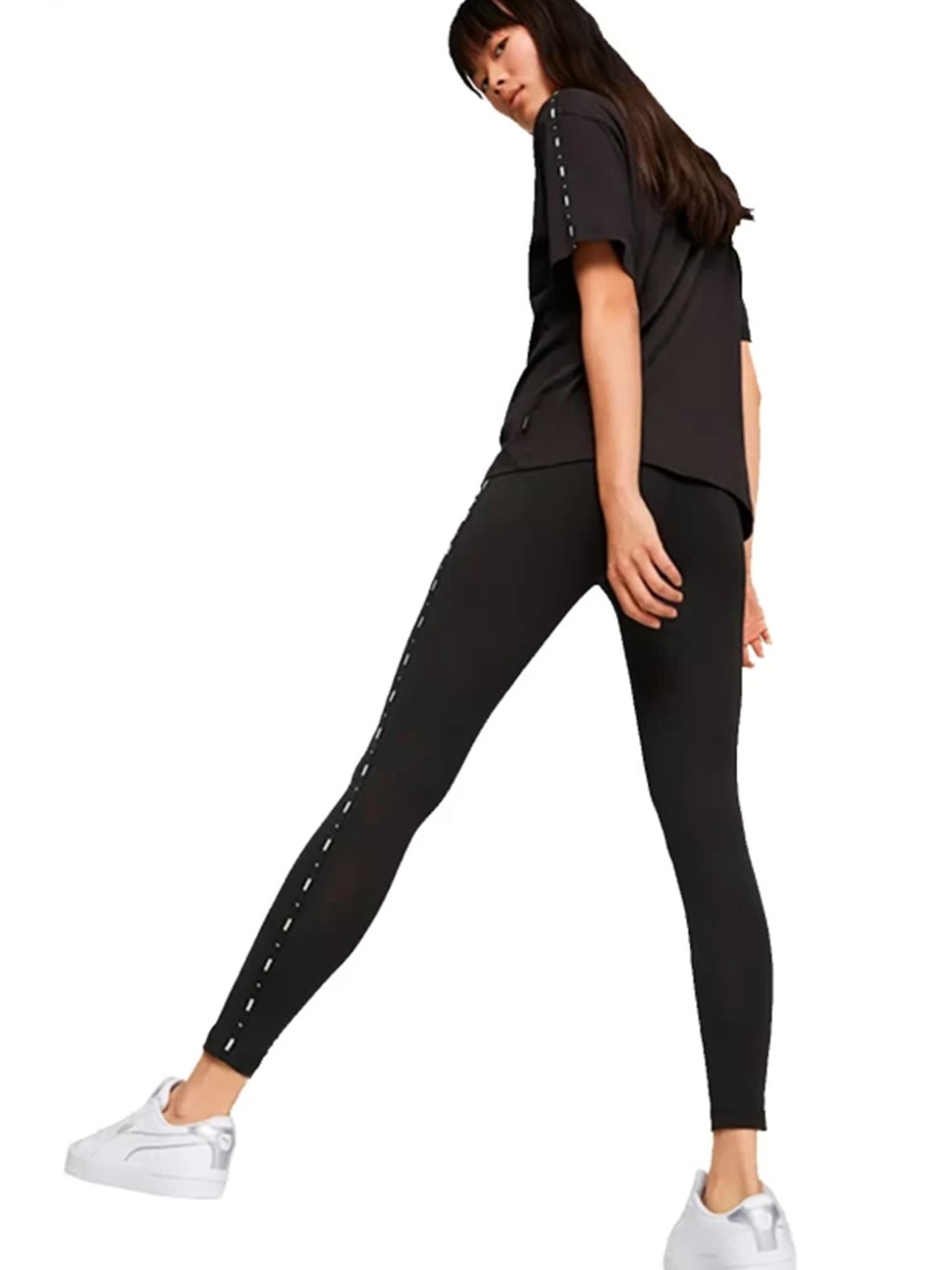 Легінси жіночі Puma ESS TAPE Leggings чорні 67599801 — фото 3