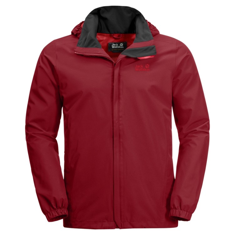 Ветровка мужская Jack Wolfskin бордовая 1111141-2049 изображение 1