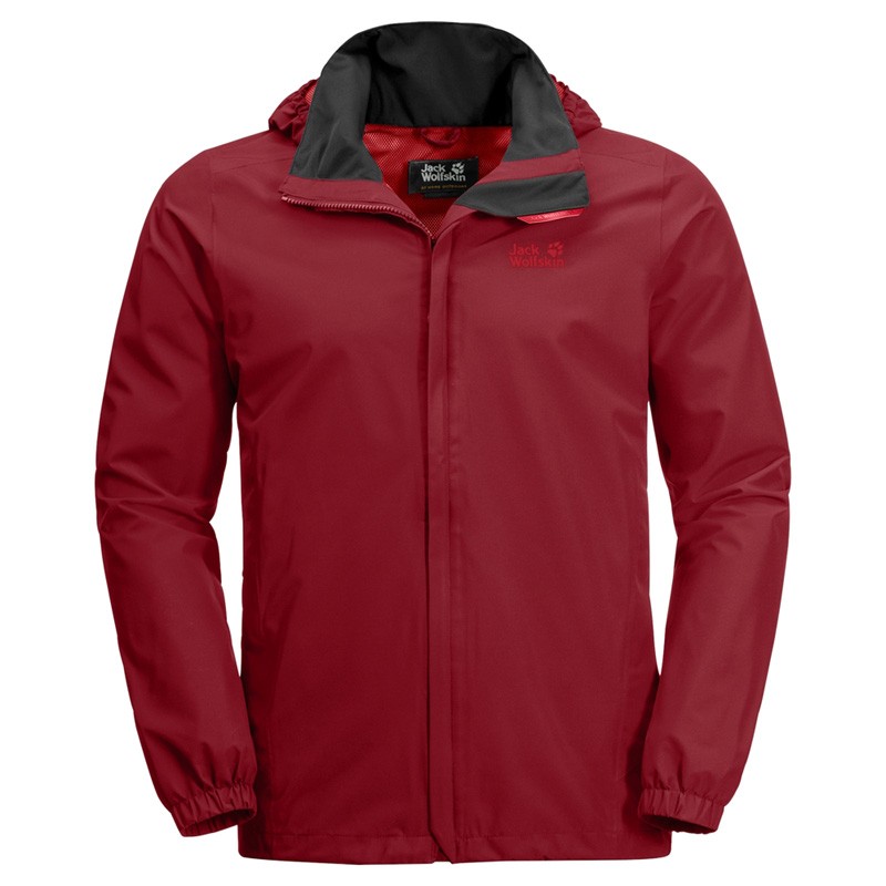 Ветровка мужская Jack Wolfskin бордовая 1111141-2049 изображение 1