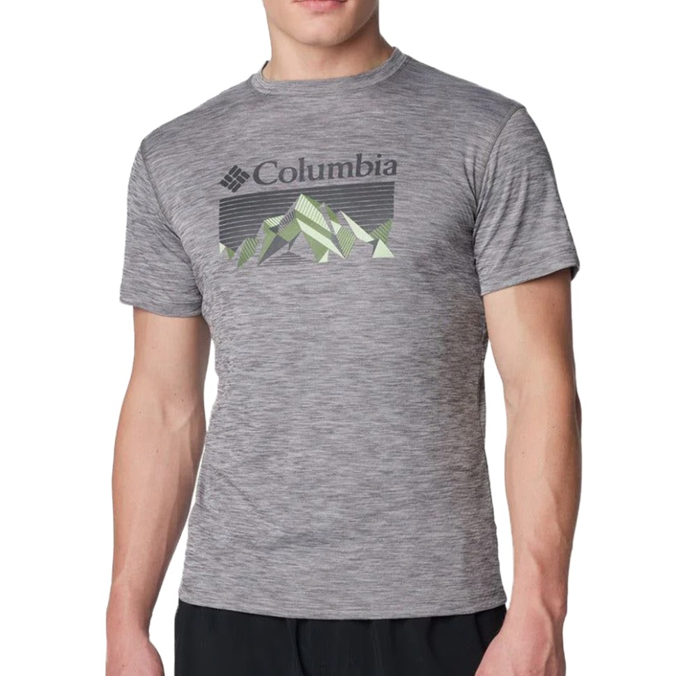 Футболка мужская Columbia ZERO RULES™ SHORT SLEEVE GRAPHIC SHIRT серая 1533291-023 изображение 1
