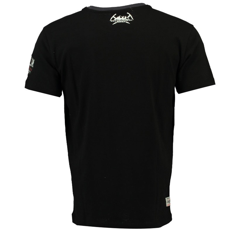 Футболка мужская Geographical Norway черная SR116H-010 изображение 2