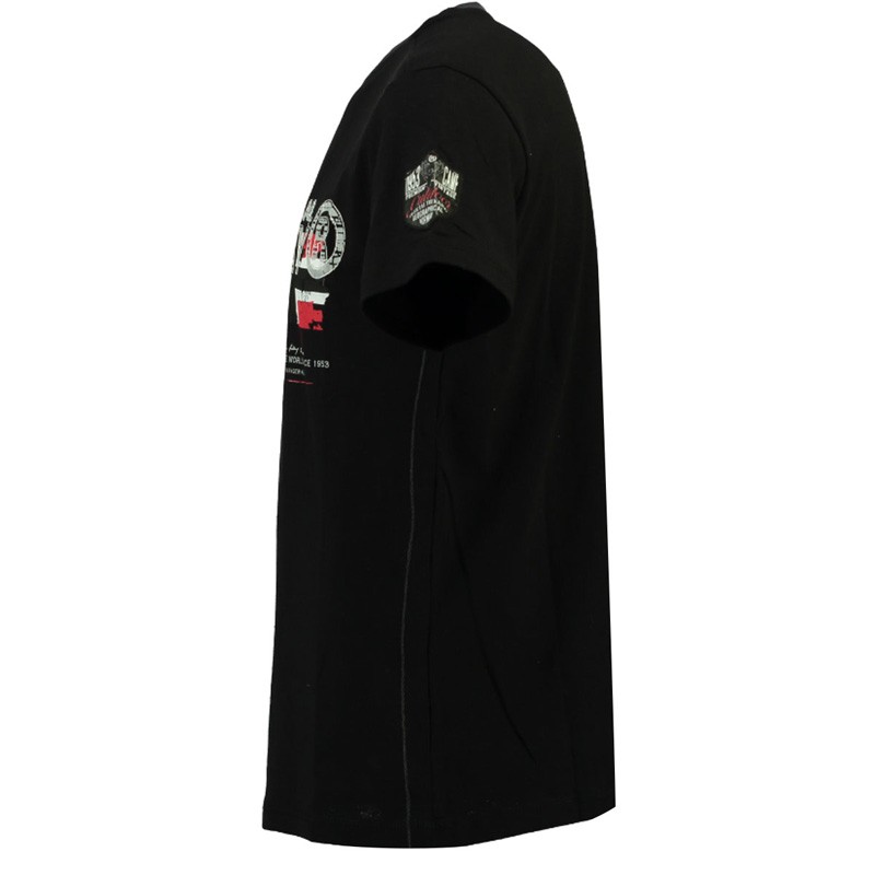 Футболка мужская Geographical Norway черная SR116H-010 изображение 3