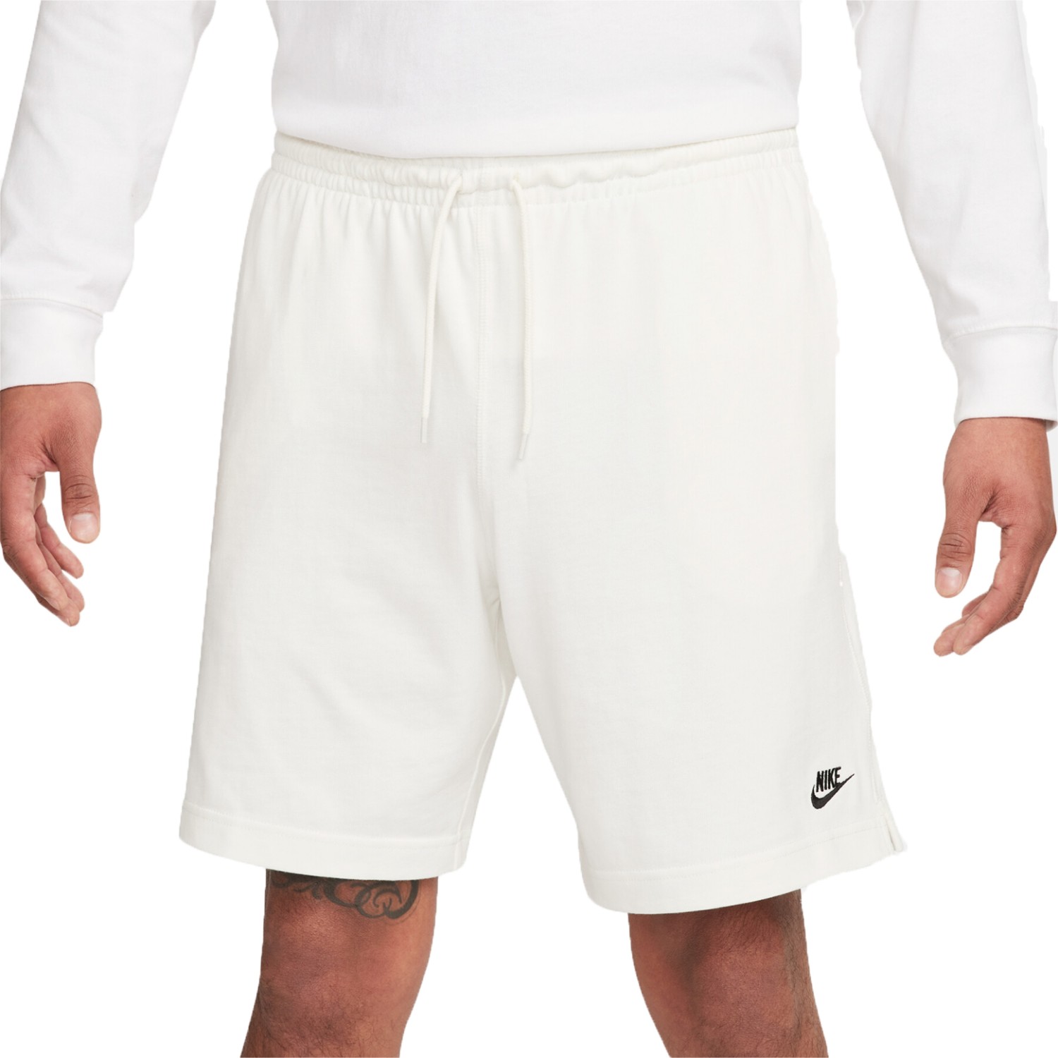 Шорты мужские Nike M NK CLUB KNIT SHORT белые FQ4359-133